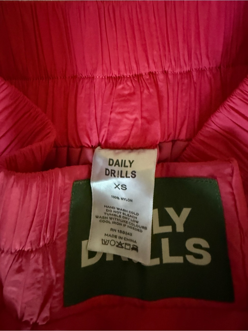 Daily Drills Bright Pink Shorts and Crop Top Set - Picture 4 of 5